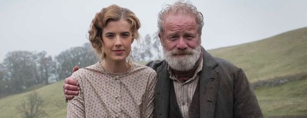 Agyness Deyn and Peter Mullan in Sunset Song